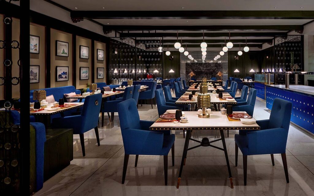 ITC NARMADA yi jing interior — HFS hotel furniture