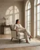 Jaa Lounge Chair shown in a hotel interior with a seated guest
