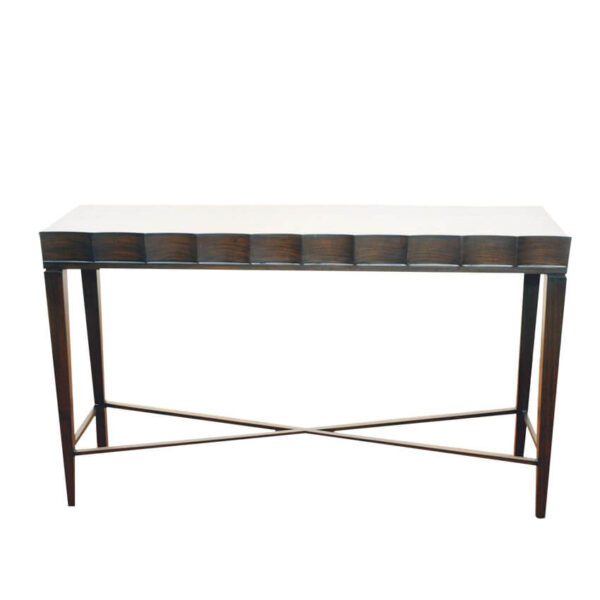 Scoop Console — custom hotel side table by HFS