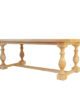 Pillar Dining Table — custom hotel dining table by HFS