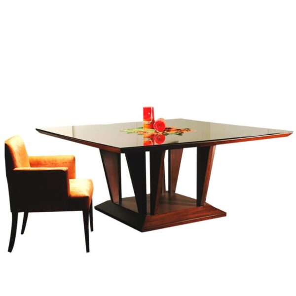 Square Dining Table — custom hotel dining table by HFS