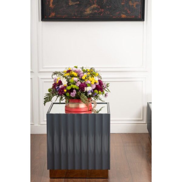 Clade Side Table — custom hotel side table, view 2