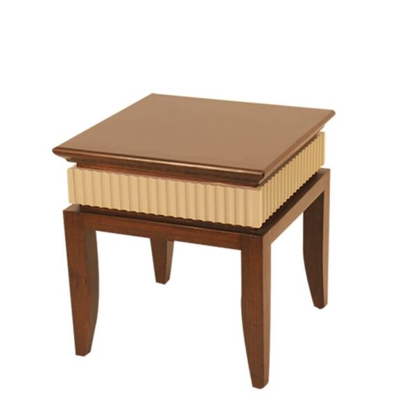 Scallop Tray Side Table — custom hotel side table by HFS