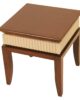 Scallop Tray Side Table — custom hotel side table, view 4