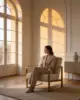 ALFA Lounge Chair shown in a hotel interior with a seated guest