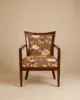 Cross Back Upholstered Lounge Chair - view 2