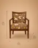 Cross Back Upholstered Lounge Chair - view 5