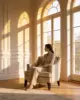Urban Lounge Chair shown in a hotel interior with a seated guest
