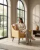 Walter Lounge Chair shown in a hotel interior with a seated guest