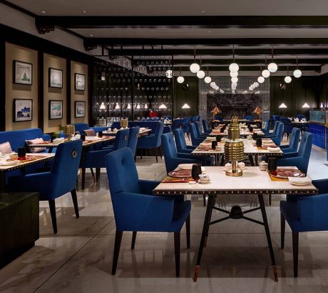ITC NARMADA yi jing interior — HFS hotel furniture